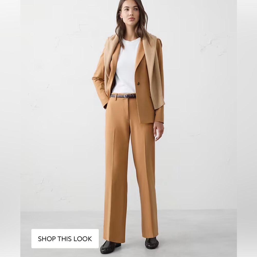 NWT Petite Small - Banana Republic STRAIGHT HIGH-RISE SCULPTED EASY TROUSER